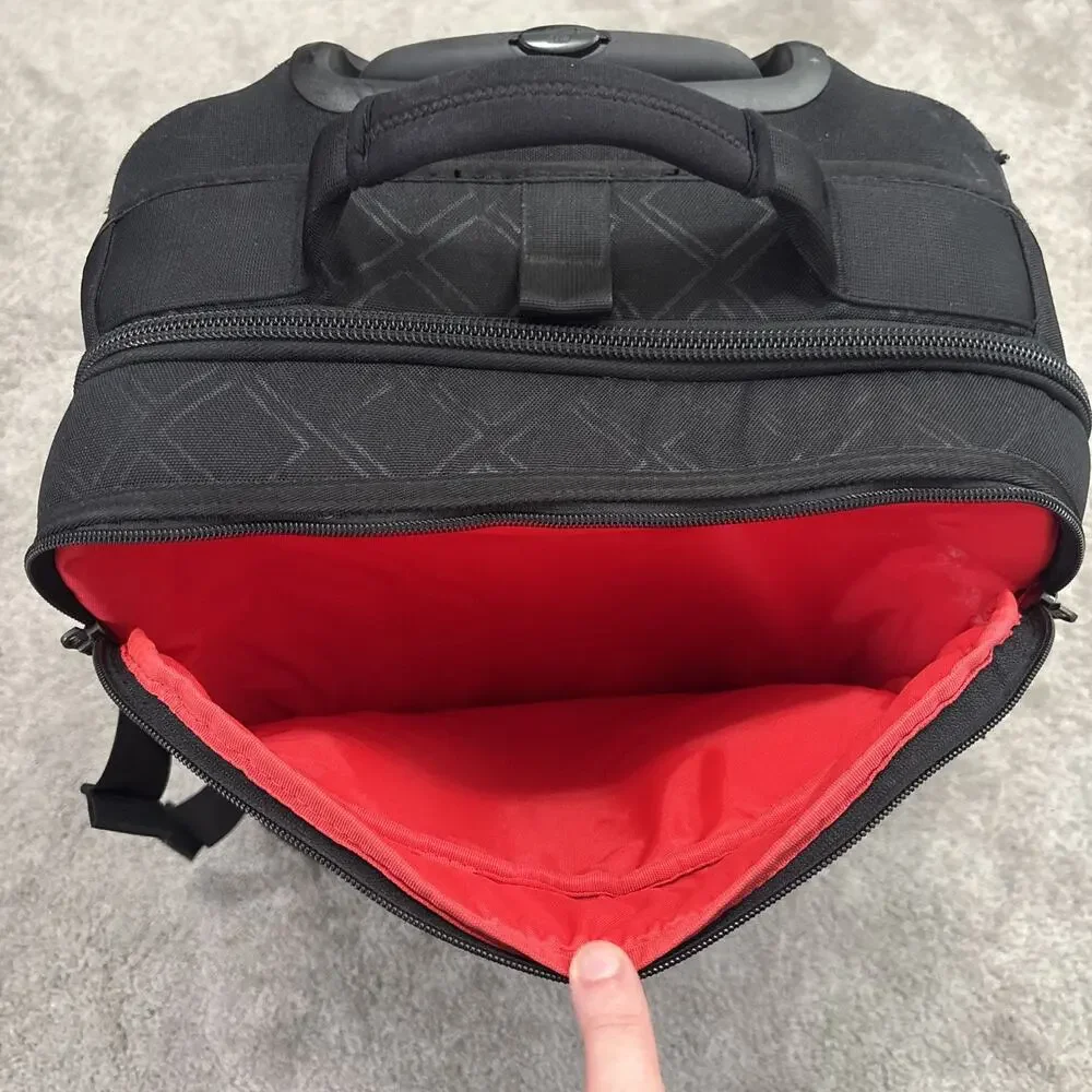 Nike Suitcase Luggage Roller Carry-On Black Travel Bag